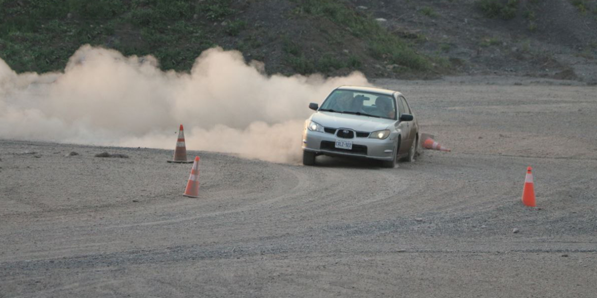 Fun Driving in a Race Lab Subaru