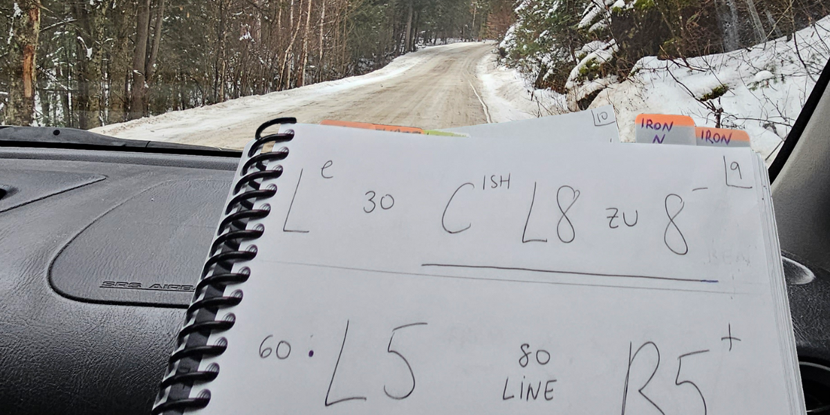 Pacenotes Course for Drivers and Co-Drivers