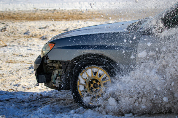 race lab car snow wheel