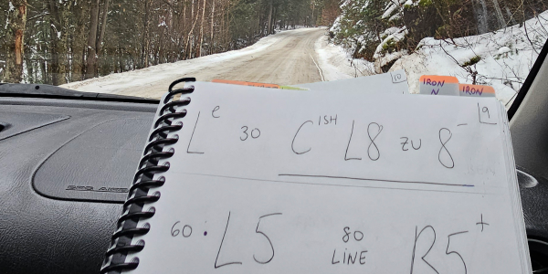 Pacenotes Course for Drivers and Co-Drivers
